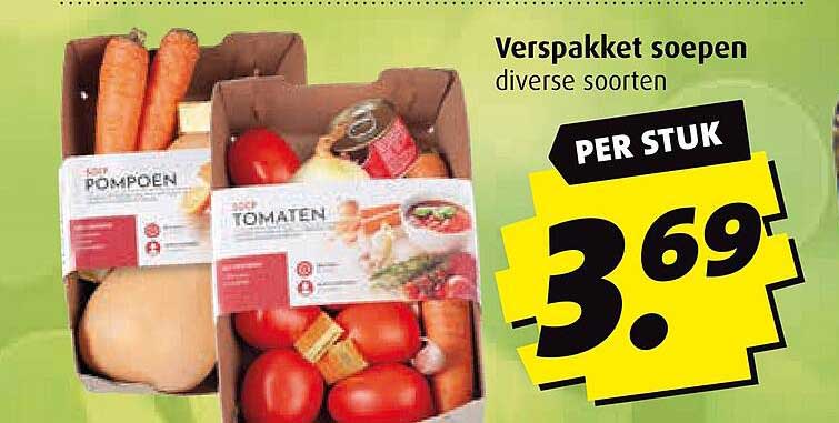 Verspakket soepen diverse soorten