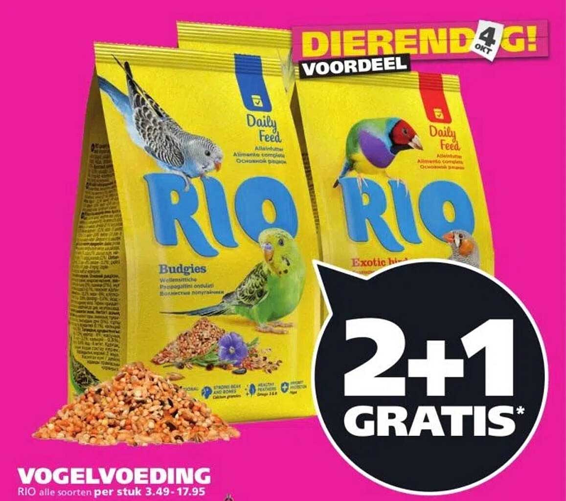 Vogelvoeding RIO alle soorten per stuk 3.49-17.95