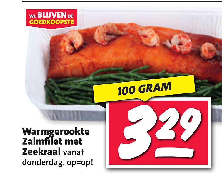 Warmgerookte Zalmfilet met Zeekraal