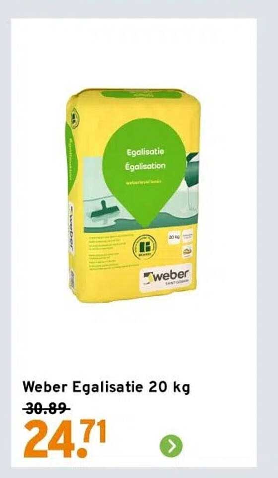 Weber Egalisatie 20 kg