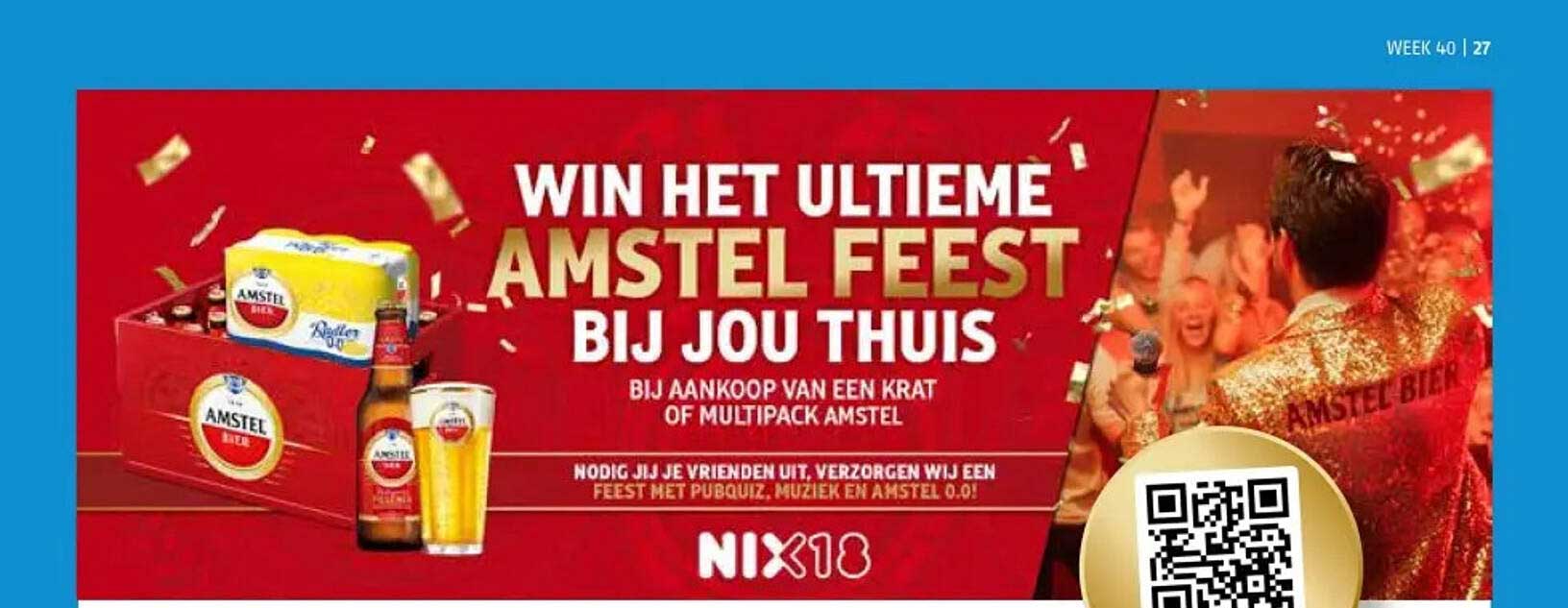 WIN HET ULTIEME AMSTEL FEEST BIJ JOU THUIS