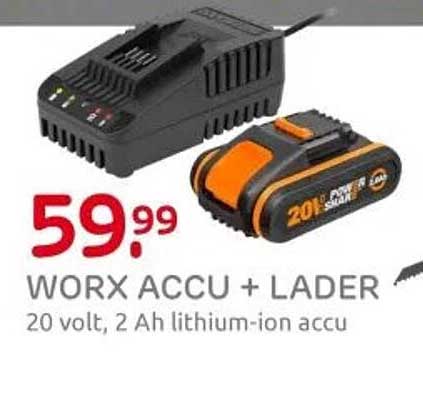 WORX ACCU + LADER