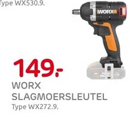 WORX SLAGMOERSLEUTEL Type WX272.9