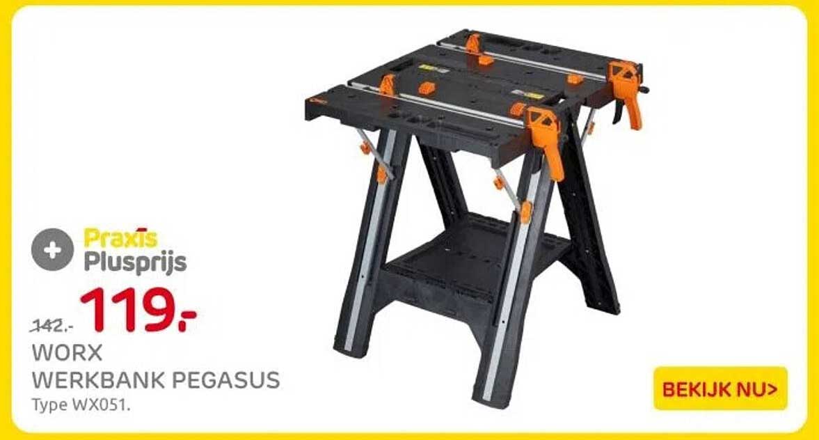 WORX WERKBANK PEGASUS Type WX051.