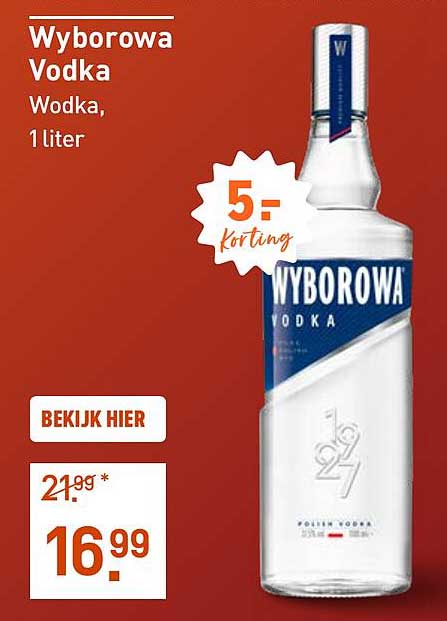 Wybrowa Vodka, 1 liter