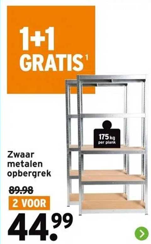 Zwaar metalen opbergrek