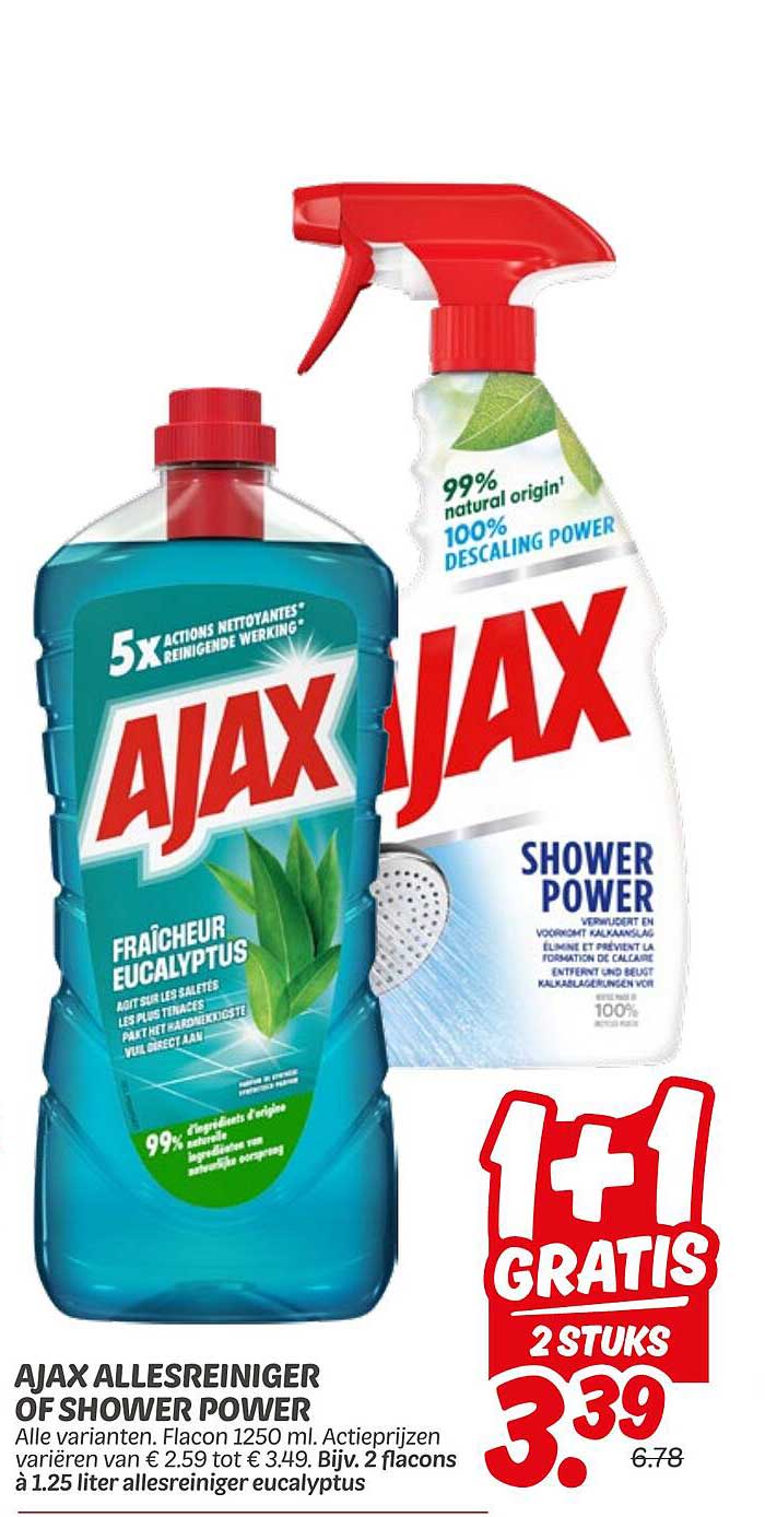 AJAX ALLEREINIGER OF SHOWER POWER