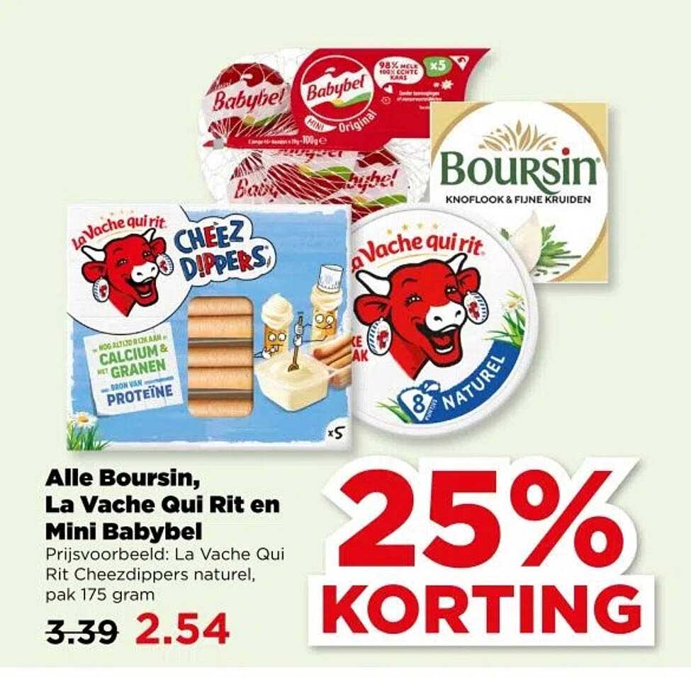 Alle Boursin, La Vache Qui Rit en Mini Babybel