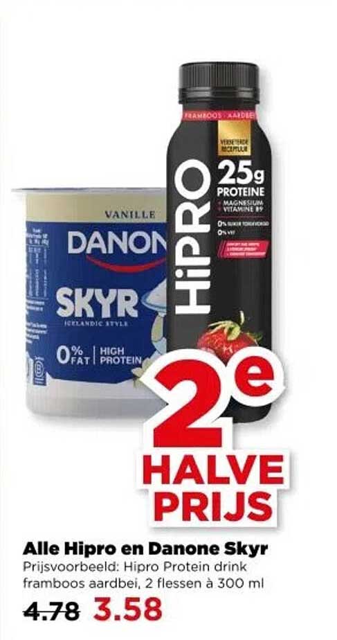 Alle Hipro en Danone Skyr