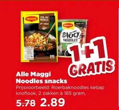 Alle Maggi Noodles snacks