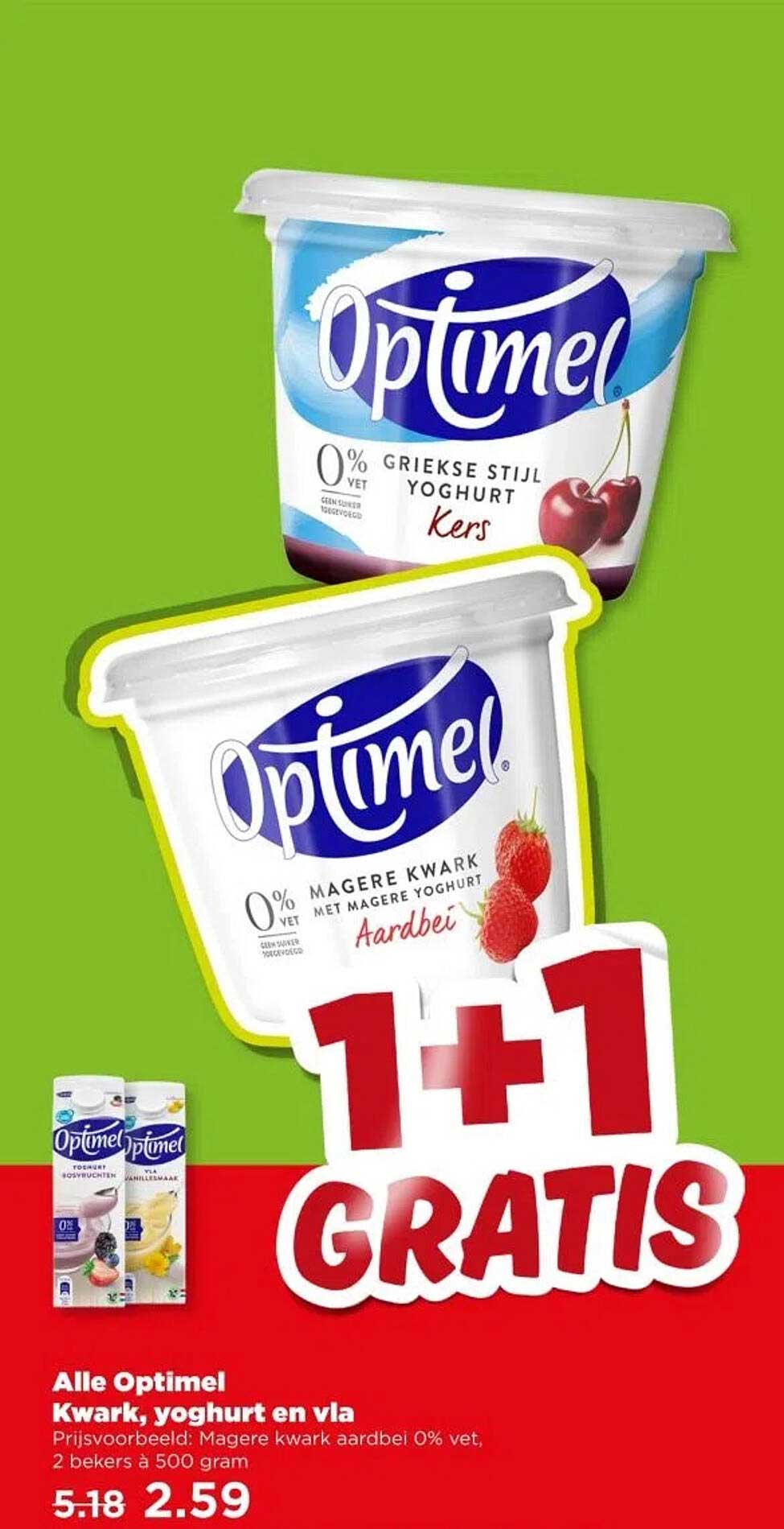 Alle Optimel Kwark, yoghurt en vla