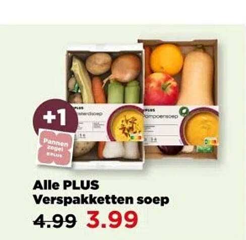 Alle PLUS Verspakketten soep