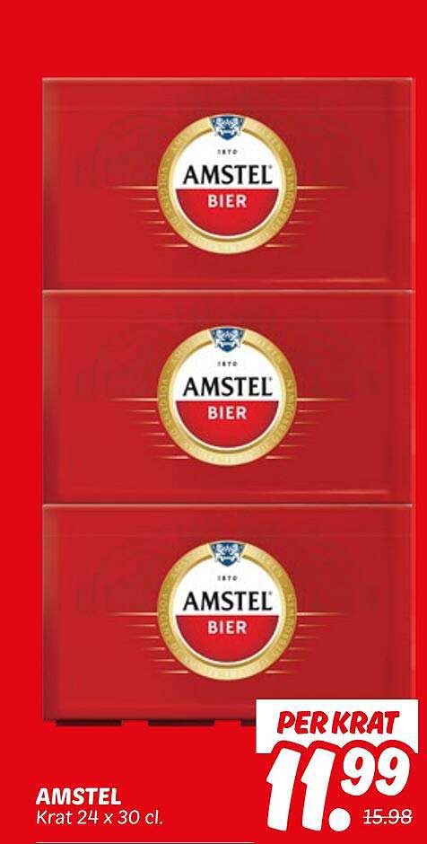 AMSTEL - Krat 24 x 30 cl.