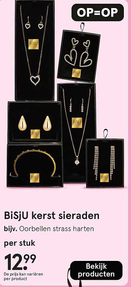 BiSiJU kerst sieraden bijv. Oorbellen strass harten