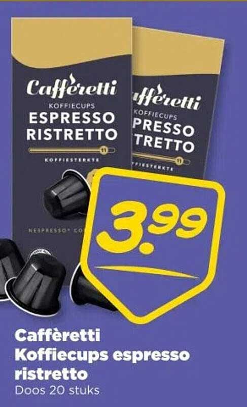 Caffèretti Koffiecups espresso ristrettO