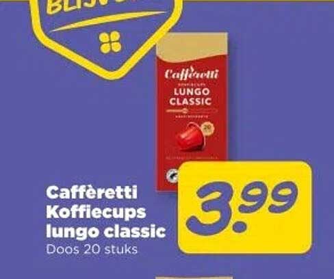 Caffèretti Koffiecups lungo classic