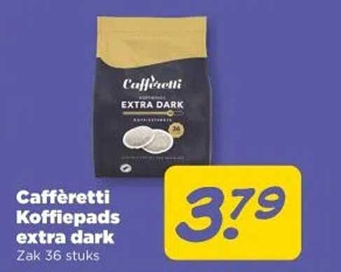 Caffèretti Koffiepads extra dark