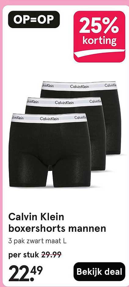 Calvin Klein boxershorts mannen
