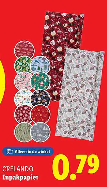 CRELANDO Inpakpapier