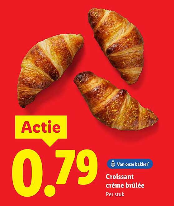 Croissant crème brûlée