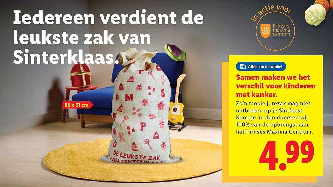 De leukste zak van Sinterklaas.