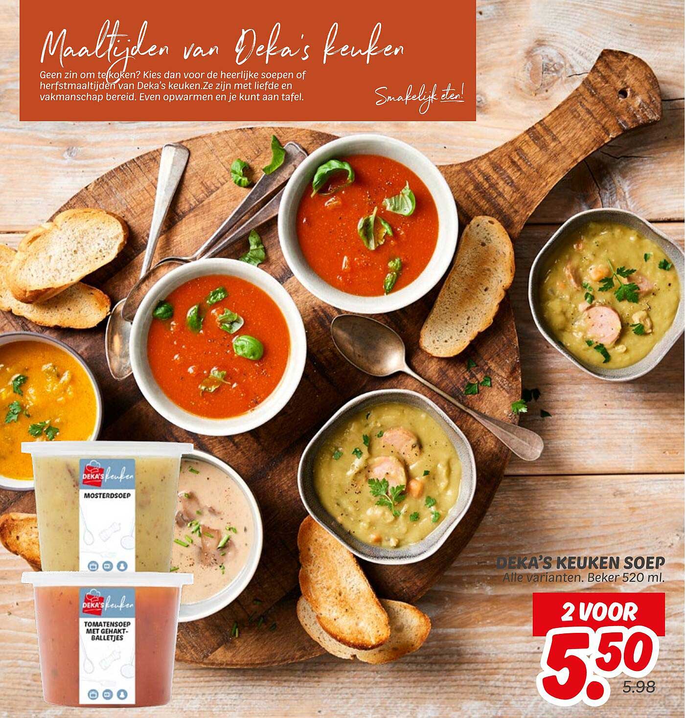 DEKA'S KEUKEN SOEP - 2 VOOR 5,50