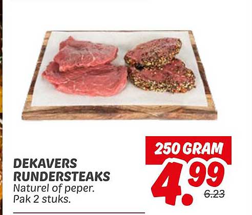DEKAVERS RUNDERSTEAKS