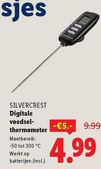 Digitale voedselthermometer