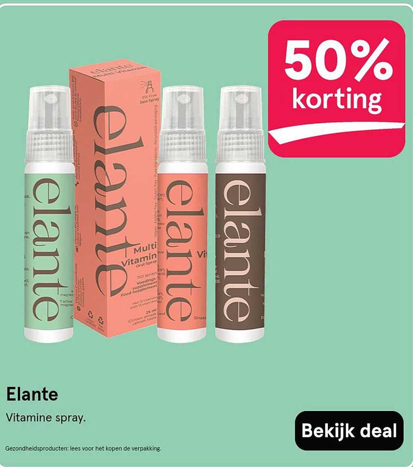 Elante Vitamine spray.