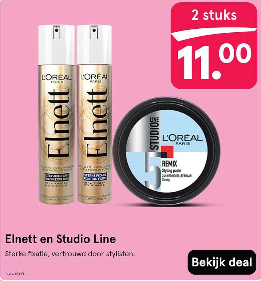 Elnett en Studio Line