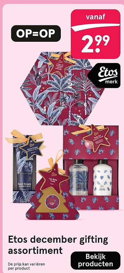 Etos december gifting assortiment