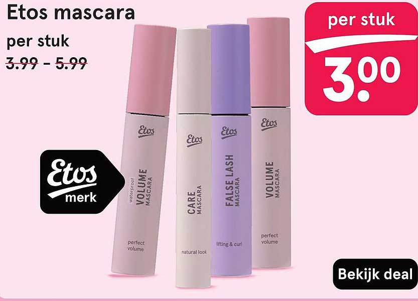 Etos mascara per stuk