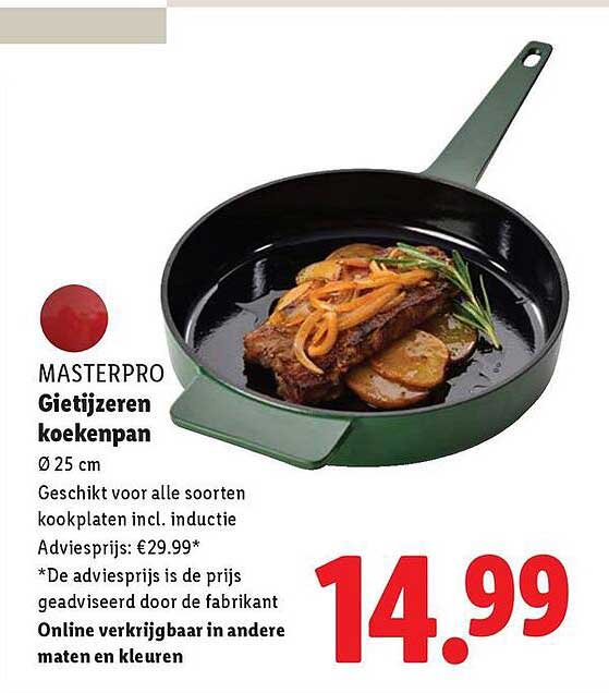 Gietijzeren koekenpan Ø 25 cm