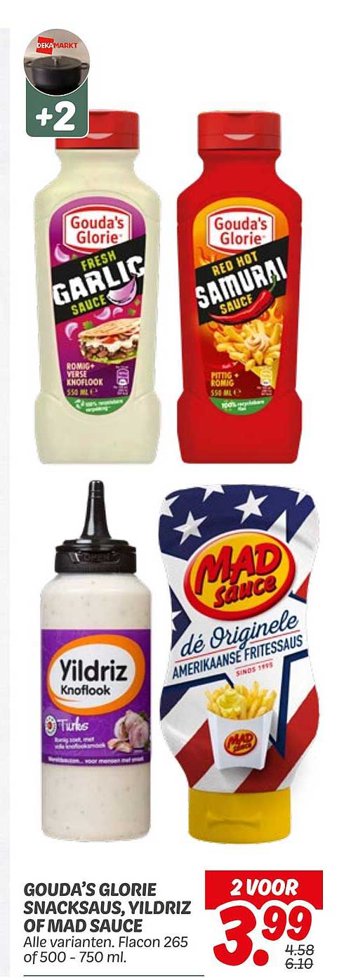 Gouda’s Glorie Snacksaus, Yildriz of Mad Sauce