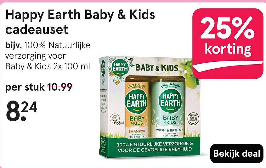 Happy Earth Baby & Kids cadeau set