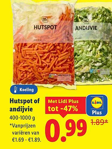 Hutspot of andijvie 400-1000 g