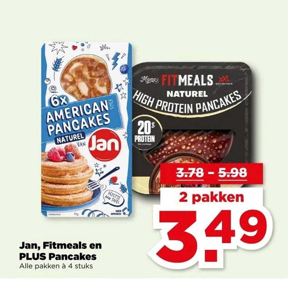 Jan, Fitmeals en PLUS Pancakes