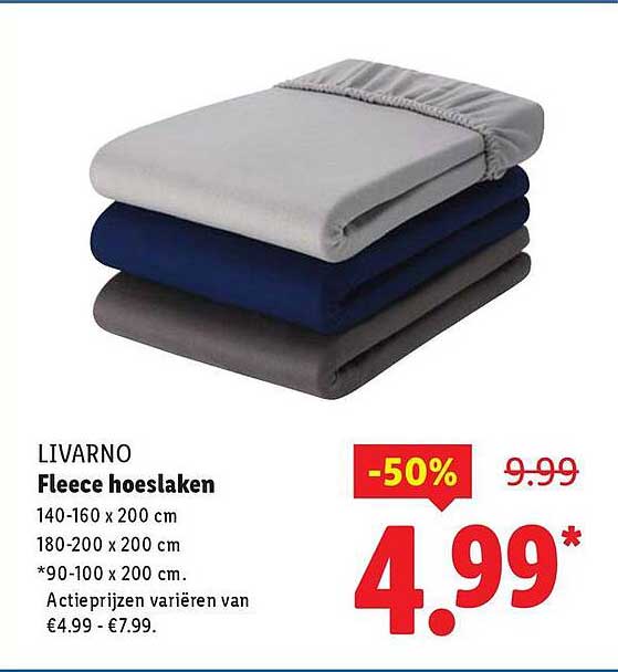LIVARNO Fleece hoeslaken