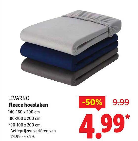 LIVARNO Fleece hoeslaken