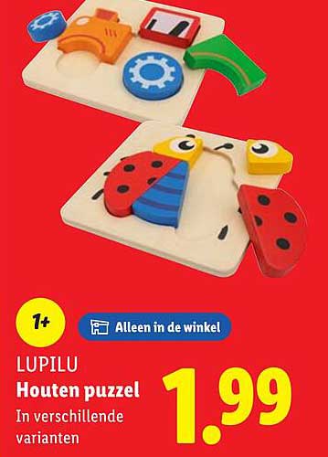 LUPILU Houten puzzel