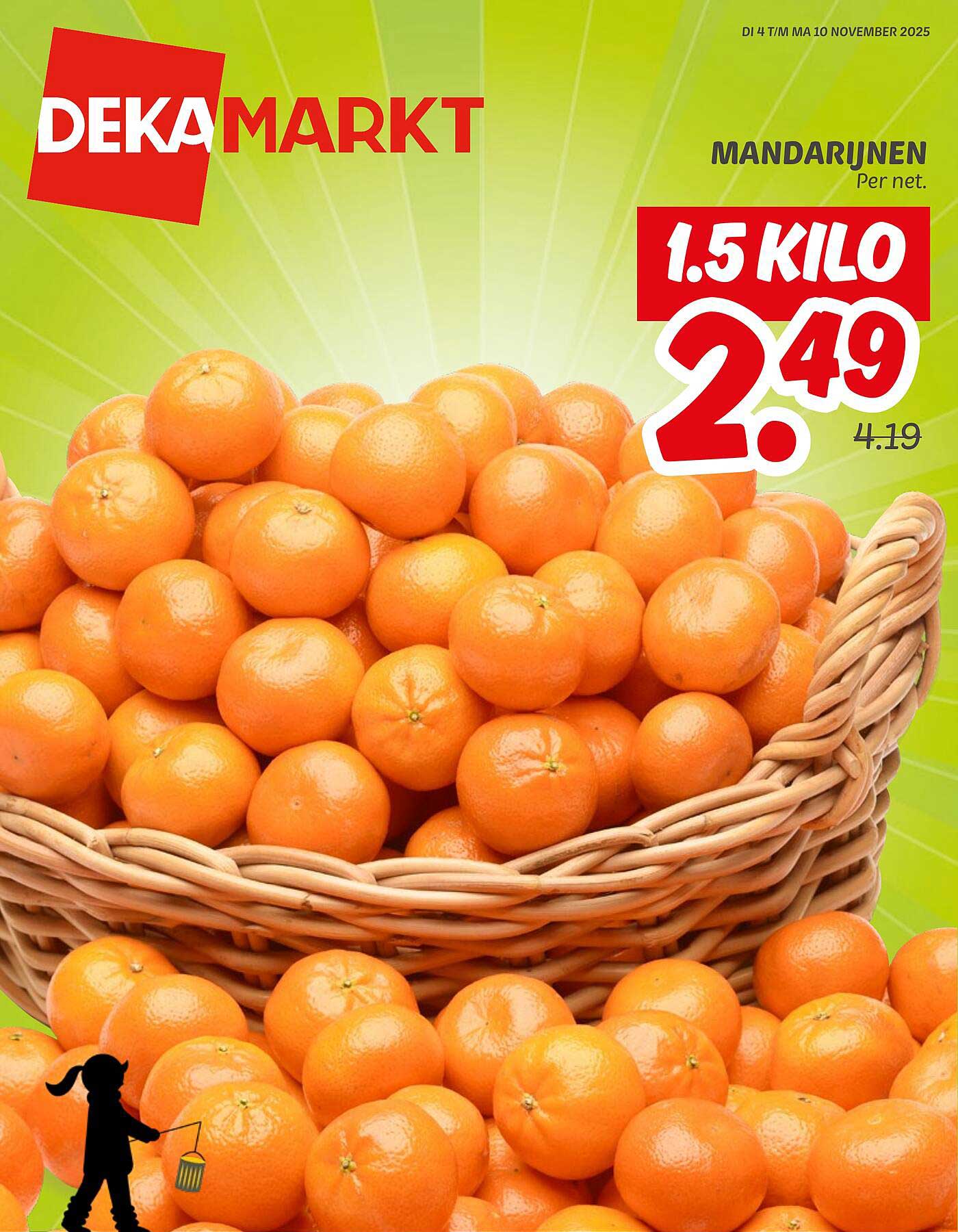 Mandarijnen Per net - 1.5 KILO voor €2,49