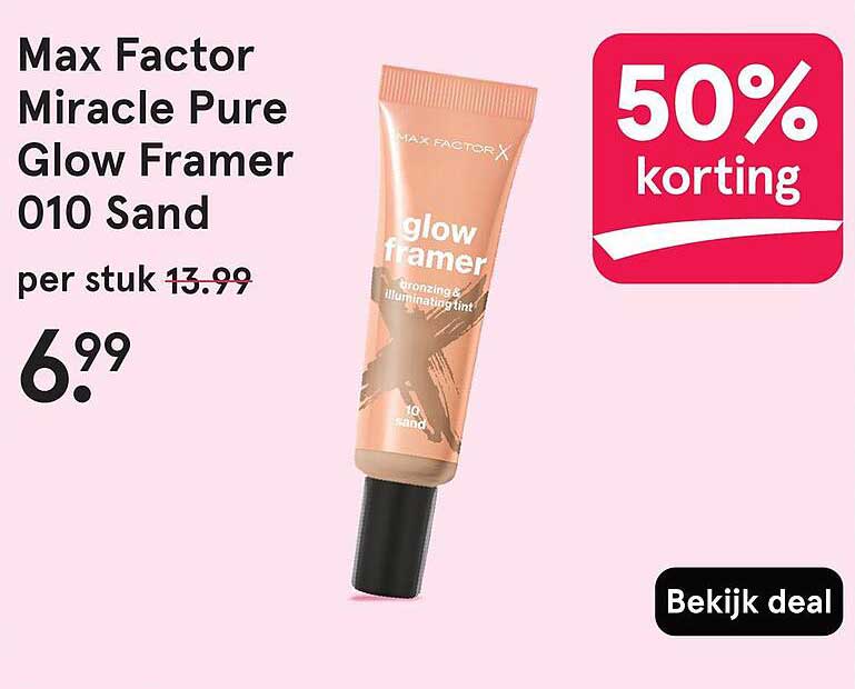 Max Factor Miracle Pure Glow Framer 010 Sand