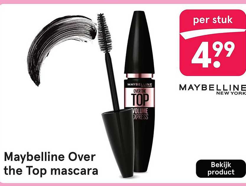 Maybelline Over the Top mascara