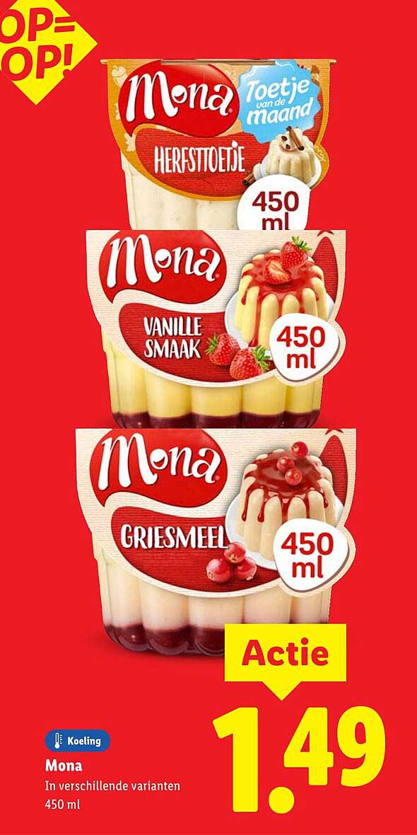 Mona Toetje van de maand 450 ml