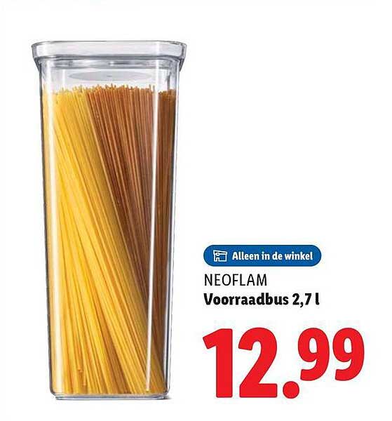 NEOFLAM Voorraadbus 2,7 l