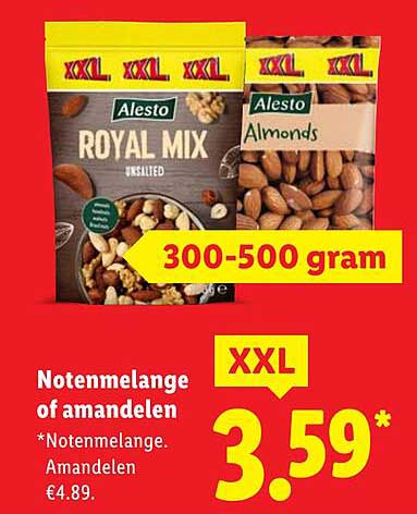 Notenmelange of amandelen