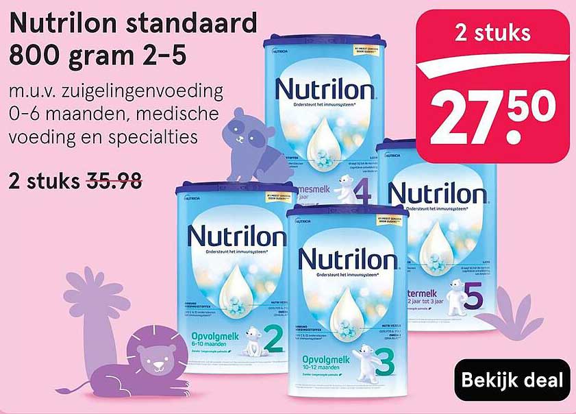 Nutrilon standaard 800 gram 2-5