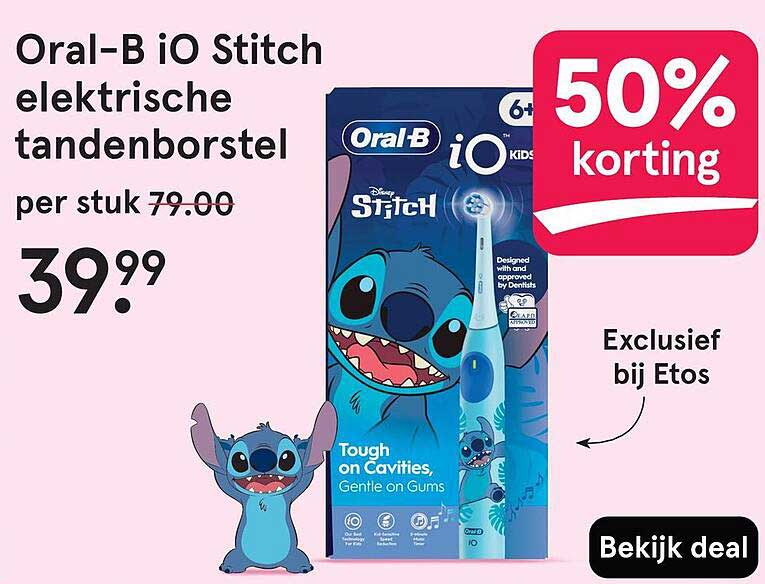 Oral-B iO Stitch elektrische tandenborstel