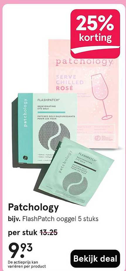 Patchology bijv. FlashPatch ooggel 5 stuks