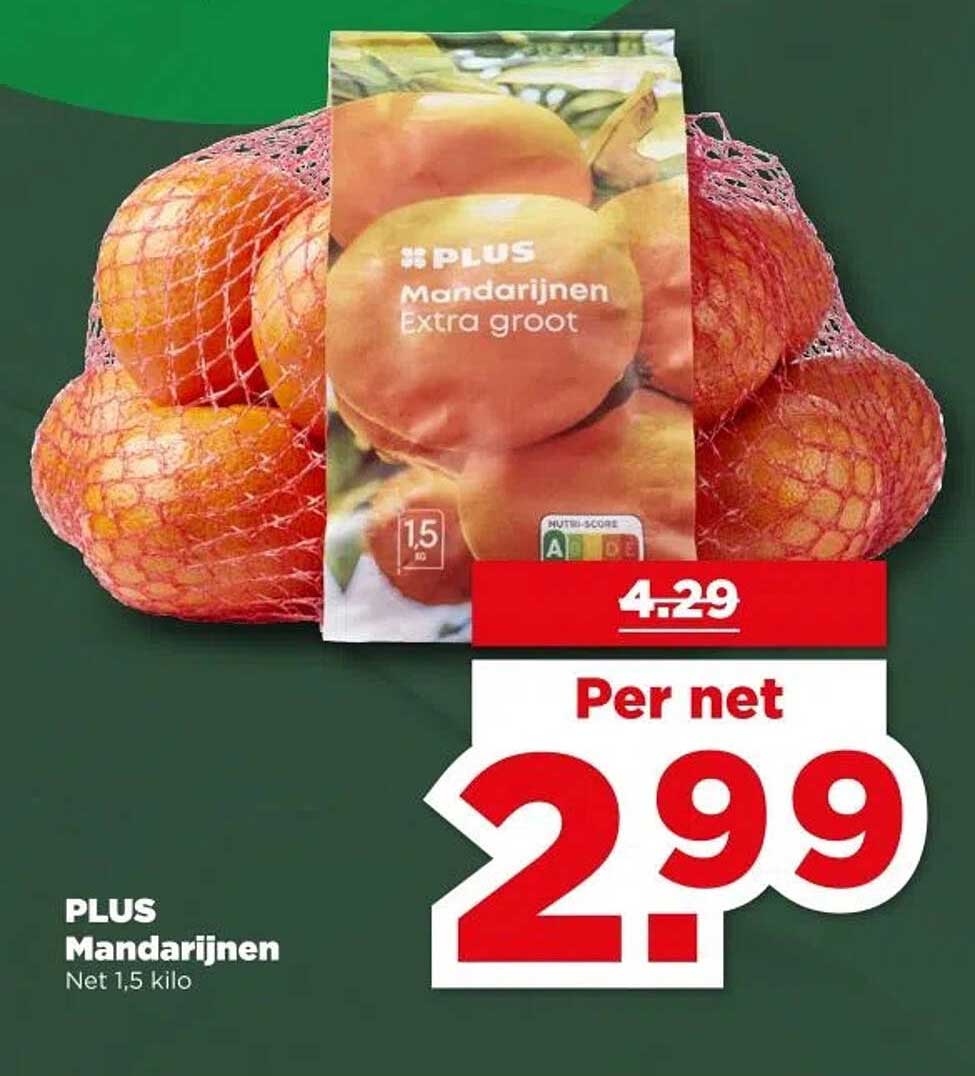 PLUS Mandarijnen Extra groot